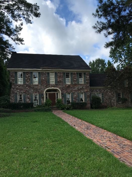 Home where sale taking place