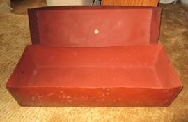 Antique leather box