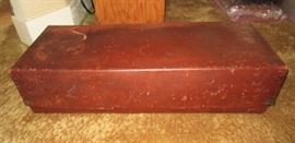 Antique leather box