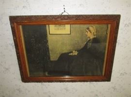 Whistler's Mother framed print