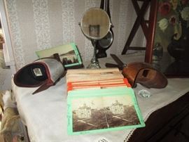 Stereo opticon's (one missing one lens) and cards/pictures