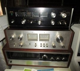 Vintage stereo equipment