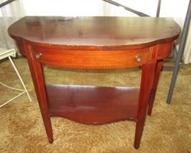 Two matching end/side tables