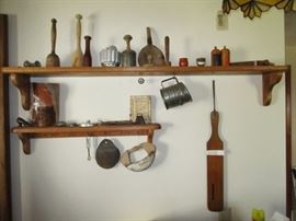 Antique kitchen collectibles