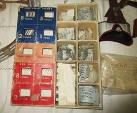 War ration stamp box, stamps, war ration books