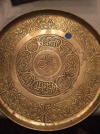 turkish brass tray