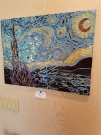 Michele Knecht mosaic. Absolutely Beautiful. San Luis Obispo county Artist. Her contact information will also be available at our sale