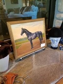 Oil on board. 1880s. 