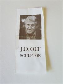 Fabulous JD Olt sculpture. Details in a few pictures throughout this gallery. 