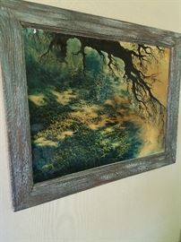 1973 Eyvind Earle Serigraph. Fantastic original condition. Large size.