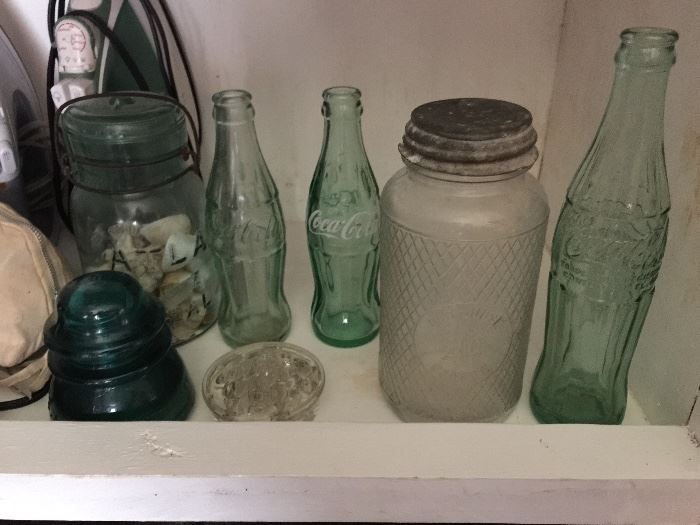 Old bottles and jars