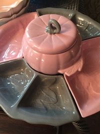 Gotta love e a pink and gray Lazy Susan 