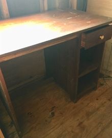 Project piece all wood small desk 