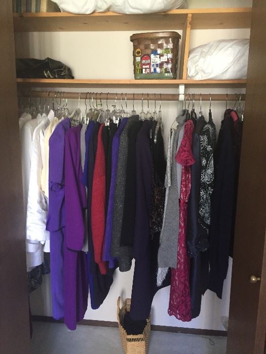 More clothes, all are in excellent condition, most are larger sizes .All are as new