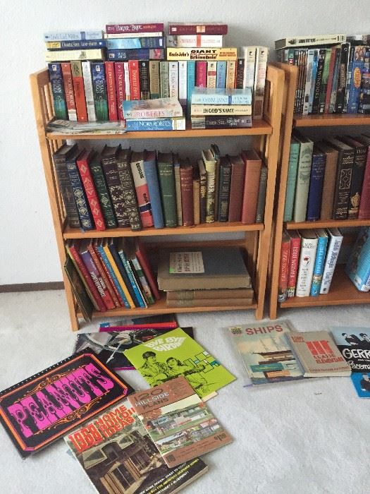 So many antique books, many paperbacks. collectible 1960's paper items