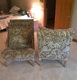 Two Floral Chairs