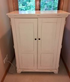 White Two Door Cabinet