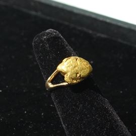 14k and solid gold nugget