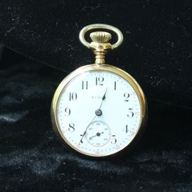 Elgin gold filled pocket watch