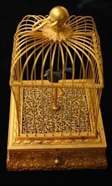 Swiss singing bird music box