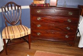 Antique mahogany chests