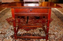 One of 2 Antique Tavern Tables