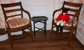 Antique Sheraton chairs