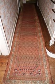 Hand knotted runner
