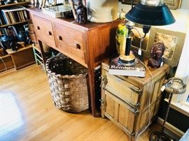 Huntboard and Oak Ice Box