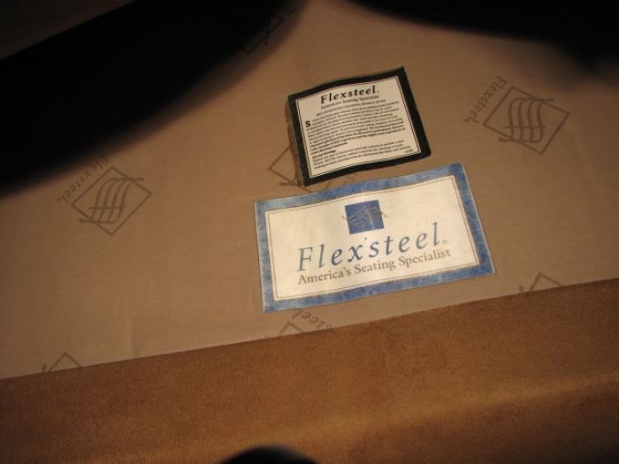 Flexsteel microfiber sofa and loveseat