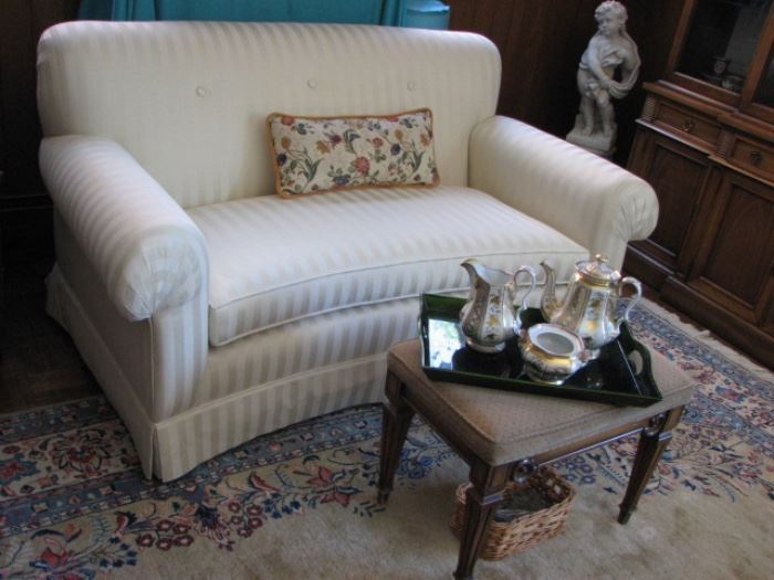 loveseat, tea service
