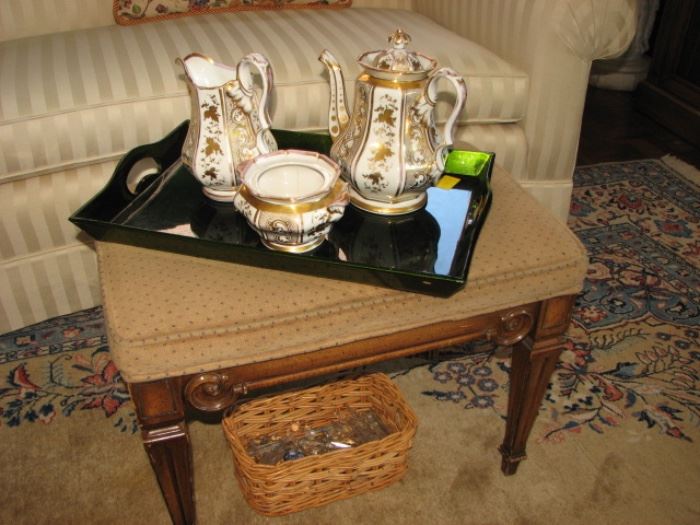 porcelain tea service