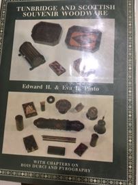 Large collection of English Tunbridge Scottish wooden ware