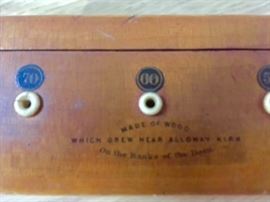 "Made Of Wood Which Grew Near Alloway KirkOn The Banks Of The Doon"