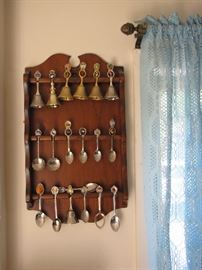 Travel spoon collection.