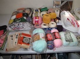 New yarn, quilting , material and more.