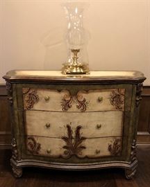 3-Drawer Chest Hand Painted