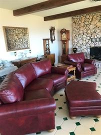3pc Leather sofa
