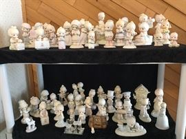 Precious Moments collectibles figurines, so many cuties
