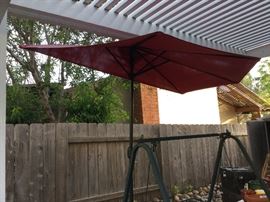 Half shade, great for a small space, full sun protection where you need it!