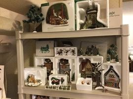 More of the Dept 56 Dickens Village decor, also have light cords and cords with multiple lights for easy set up. Boy would I love to see this at Christmas!