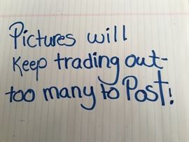 Great stuff not yet even photographed, check back every day!