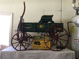 John Deere reproduction of salesman sample wagon kid size fun