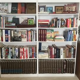 Plenty of good reads, and a whole shelf of bible study plus huge encyclopedia set