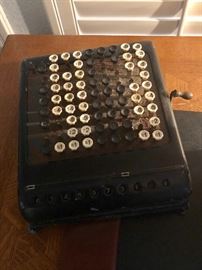 Burroughs adding machine