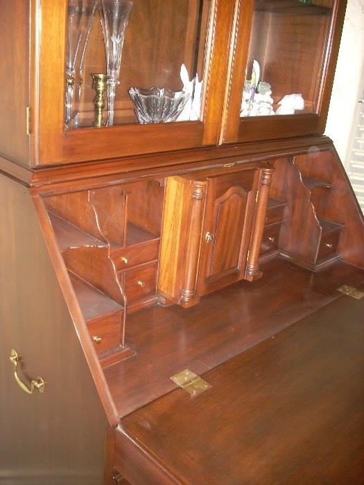 Inside view of the Secretary Desk