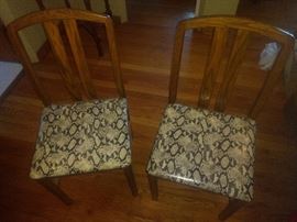 oak chairs