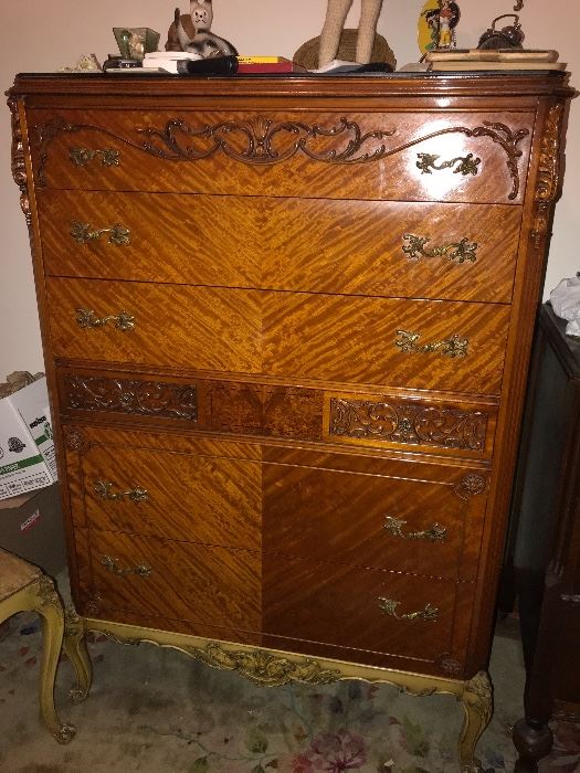 Matching antique dresser