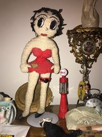 Hand Crocheted Betty Boop doll