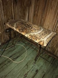 Cast iron indoor bench